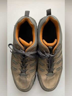 Oboz Men Shoes Brown 13 Wide Low Top Hiking Suede Water Resistant Gorpcore